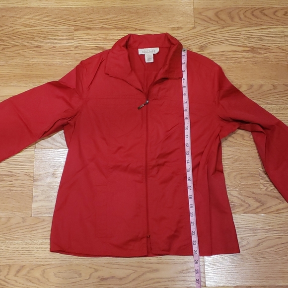 CLOTHES Red Lightweight Jacket Sz L - Picture 4 of 6